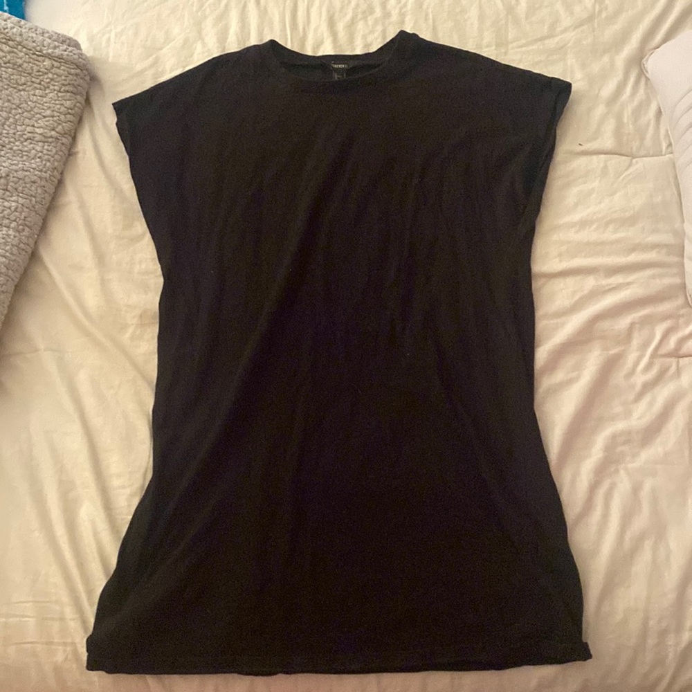 Black Forever 21 Shirt Dress Size: S